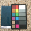 Ocean Teal Blue High Gloss Glitter + Sparkle Vinyl Upholstery Fabric